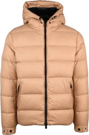 People of Shibuya Abaka Down Jacket With Hood And Horizontal Quilting