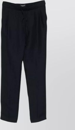 Fabiana Filippi straight leg trousers elasticated waistband pockets