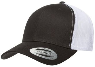 Yupoong Mens Single Hat, Black/White, One Size