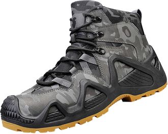 Generic Couple Women Men Hiking Boot Shoes Cotton Short Shoes Boots Mens Support Boot (Black, 5.5)