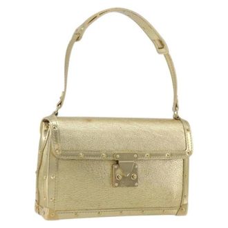 Louis Vuitton Pre-owned Vintage Schoudertas - Dames - Pre-owned - Geel - Maat: ONE Size Leer