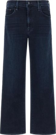 Mother Mid Rise Rambler Zip Ankle Jeans - Dames - Loose Fit Jeans - Blauw - W25 - Denim - Jeans