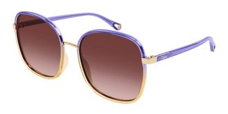 Chloé CH0031S 015 Womens Sunglasses Purple Size 56