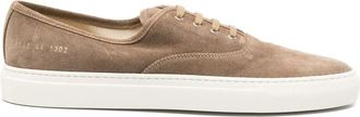 Common Projects Four Hole Laced Suede Sneakers
