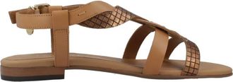 Stonefly Daisy Platte Sandalen - Dames - Sandalen - Bruin - 38 EU - Schoenen