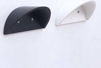 No Brand Adecuado Para 2 Piezas. Soporte De Pared Para Sombreros De Vaquero. Soporte De Almacenamiento De Madera Para Armario. Color Blanco Y Negro