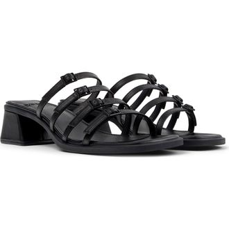 Camper Kora Slide Sandal in Black at Nordstrom, Size 39