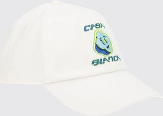 Casablanca Cappello da baseball in cotone con logo ricamato e cinturino regolabile