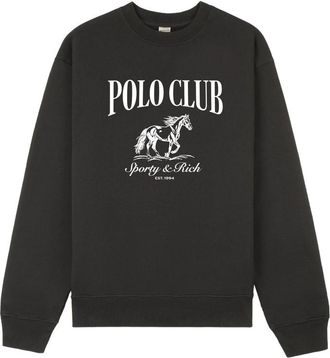 Sporty & Rich Stallion Graphic-print Sweatshirt