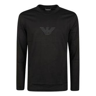 Emporio Armani Heren, Tops, Zwart, Maat: M