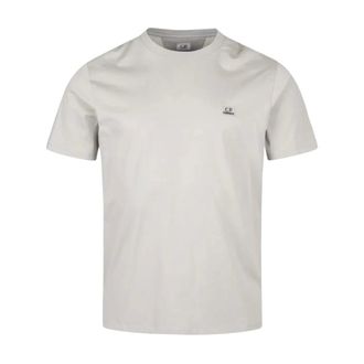 C.P. Company C.p. Company, Tops, Heren, Grijs, M, Katoen, 30/1 Jersey T-shirt met korte mouwen en grafische print