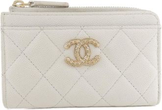 Chanel Grained Calfskin Card Case (Pre-Owned)