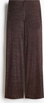 H&M Glitzernde Hose - Brown