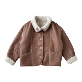 Just things we like Giacca Shearling Reversibile Nari - - Jackets - Donna - Marrone - M