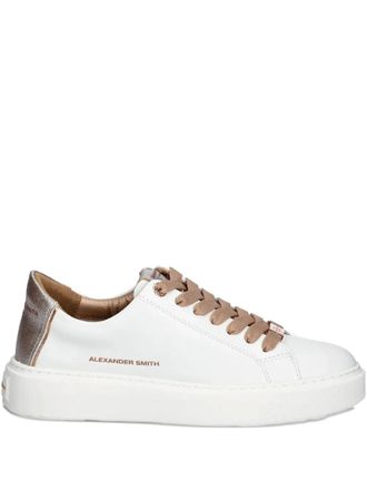 Alexander Smith Sneakers in pelle con lacci - Bianco