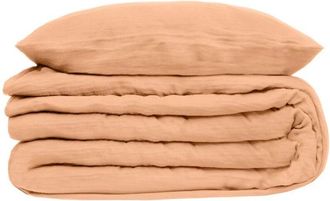 Atmosphera Atmosphera - Ropa De Cama - Gasa De Algod&oacute;n - Rosa - 240x220 Cm Cr&eacute;ateur DInt&eacute;rieur