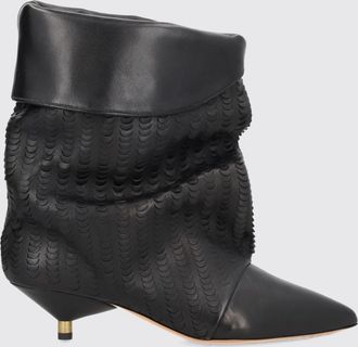Isabel Marant Stivaletti Edrik in pelle liscia con design drappeggiato