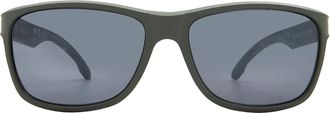 Body Glove BG 25 402 GRN HYD Smoke Rectangular Unisex Sunglasses 10269696.LTS GRN HYD