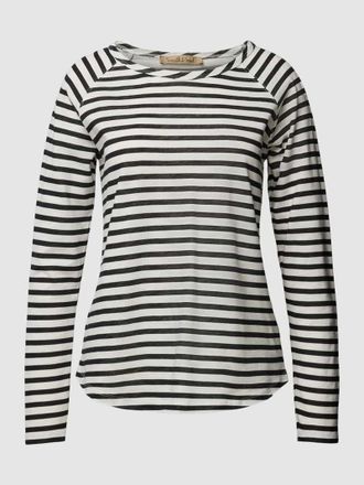 Smith & Soul Longsleeve mit Streifenmuster in Marine, Größe XS