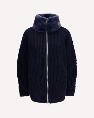 Herno High-neck fur Jacket Female 42