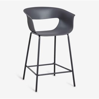 Sklum Sklum - Pack De 2 Taburetes Altos En Polipropileno Y Hierro Alanys