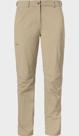 Sch&ouml;ffel Outdoorhose SCH&Ouml;FFEL Pants Engadin1, Damen, Gr. 36, Normalgr&ouml;ssen, beige (4705, beige), Oberstoff: 89% Nylon, 11% Elasthan, Hosen Outdoorhose