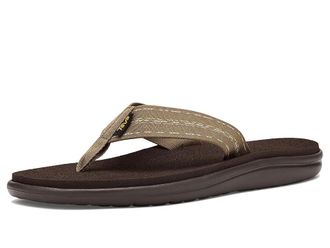 Teva Voya Flip Mens Sandals Road Race Breen : 12 D - Medium, Textile