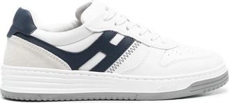 Hogan H630 Sneakers - Heren - Sneakers - Wit - 44 1/2 EU - Leer - Schoenen