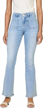 Dear John Denim Jaxtyn Mid Rise Jeans In Bluewood