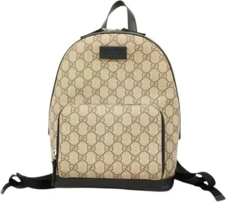 Gucci Pre-owned Backpacks, female, Beige, Size: ONE SIZE Pre-owned Plastic Backpack