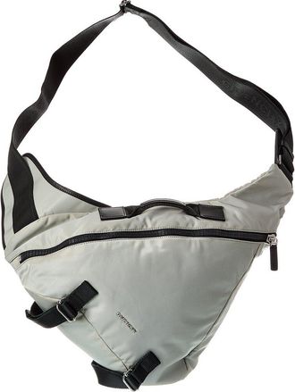 Givenchy G Zip Medium Triangle Canvas Sling Bag