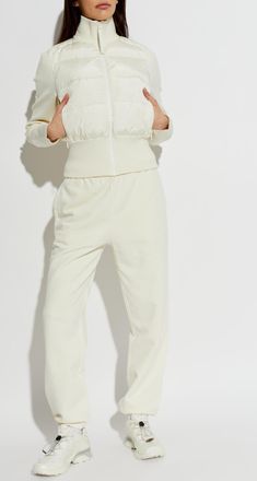 Canada Goose Sweatpants With Logo, Womens, Cream