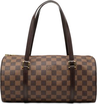 Louis Vuitton Pre-owned Womens Damier Ebene Papillon 30 - Brown Textile - One Size
