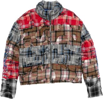 Who Decides War by Ev Bravado Giacca Ruin con design patchwork - Marrone