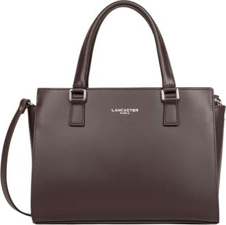 Lancaster Gladde Handtas - Dames - Tassen - Bruin - Maat: ONE Size Leer