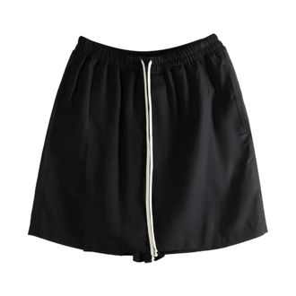 Rick Owens Hombre, Pantalones cortos, Negro, Talla: L