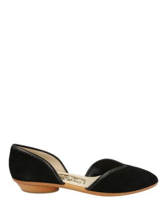 Ferragamo Ira Archived Limited Edition 1959 Suede Ballet Flats
