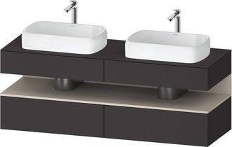 Duravit Qatego Consola Mueble Bajo Lavabo, 2 Extensiones, 2 - Duravit