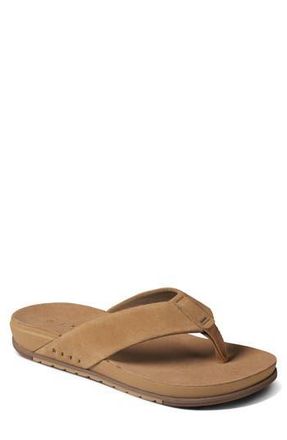 Reef Ojai Suede Flip Flop in Tan at Nordstrom Rack, Size 10