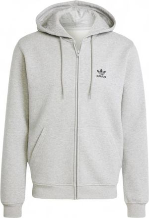 adidas Hoodie Zip Felpata - Heren - Sportshirts - Grijs - M - Katoen - Fitness