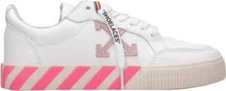 Off-white Schoenen, Dames, Wit, 36 EU, Katoen, Vulcanized Low-Top Sneakers