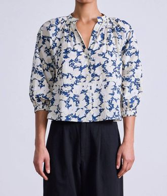 Apiece Apart Messina Top In Alina Floral Cream