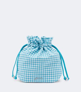 Ganni Pouch Bou a cuadros