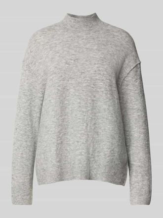 Marc O'Polo Denim Marc OPolo Denim Regular Fit Strickpullover aus Schurwoll-Mix in Hellgrau Melange, Gr&ouml;&szlig;e M