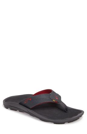 Olukai Kipi Flip Flop in Dk Shadow/dk Shadow at Nordstrom, Size 10