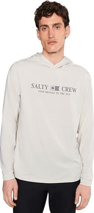 Salty Crew Flagship Hood Sunshirt Mens Clothing Athletic Heather : MD, Elastane/Polyester