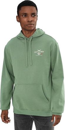 Salty Crew Ichiban Fleece Mens Sweatshirt Laurel Wreath : 2XL, Cotton/Polyester
