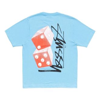 St&uuml;ssy Tall Dice T-Shirt Sky Blue 1905187-SKY