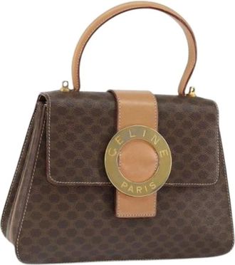 Celine Pre-owned Handbags, female, Brown, Size: ONE SIZE Pre-owned Vintage Plastic Handbag
