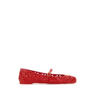 Valentino Garavani Ballerinas, female, Red, Size: 9 US VLogo Signature Ballerina